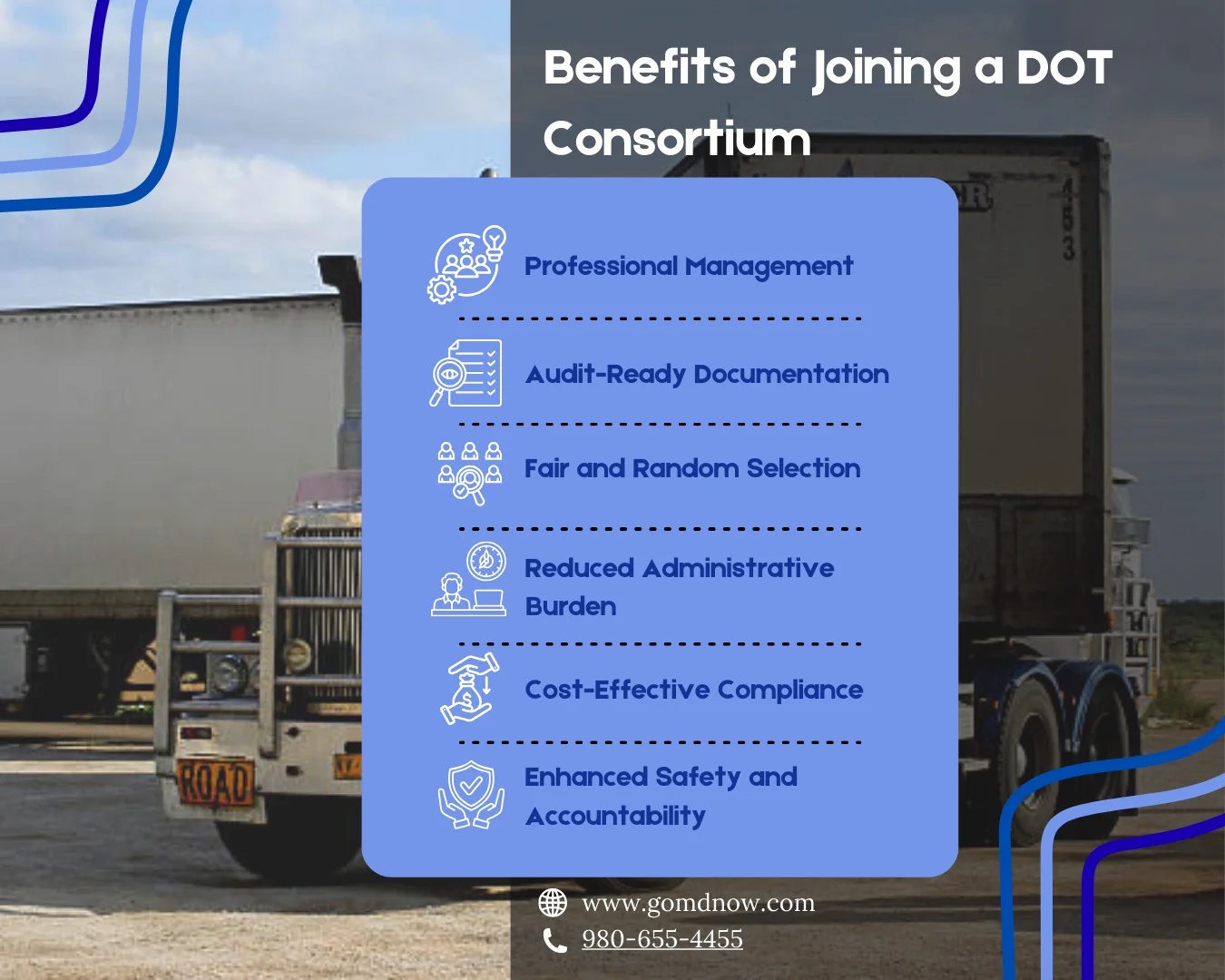 benefits of joining a DOT consortium