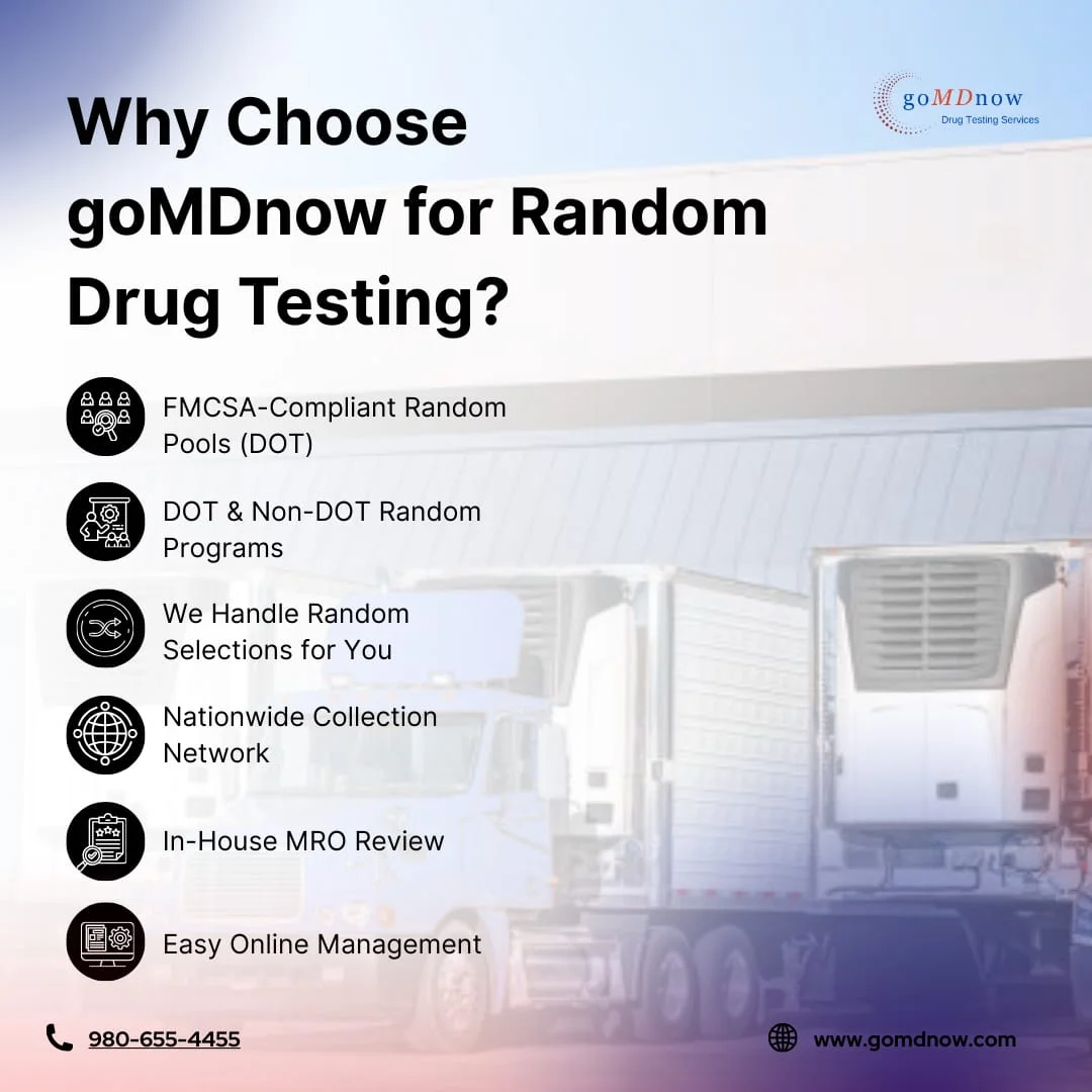 goMDnow DOT Random Testing Consortium Membership