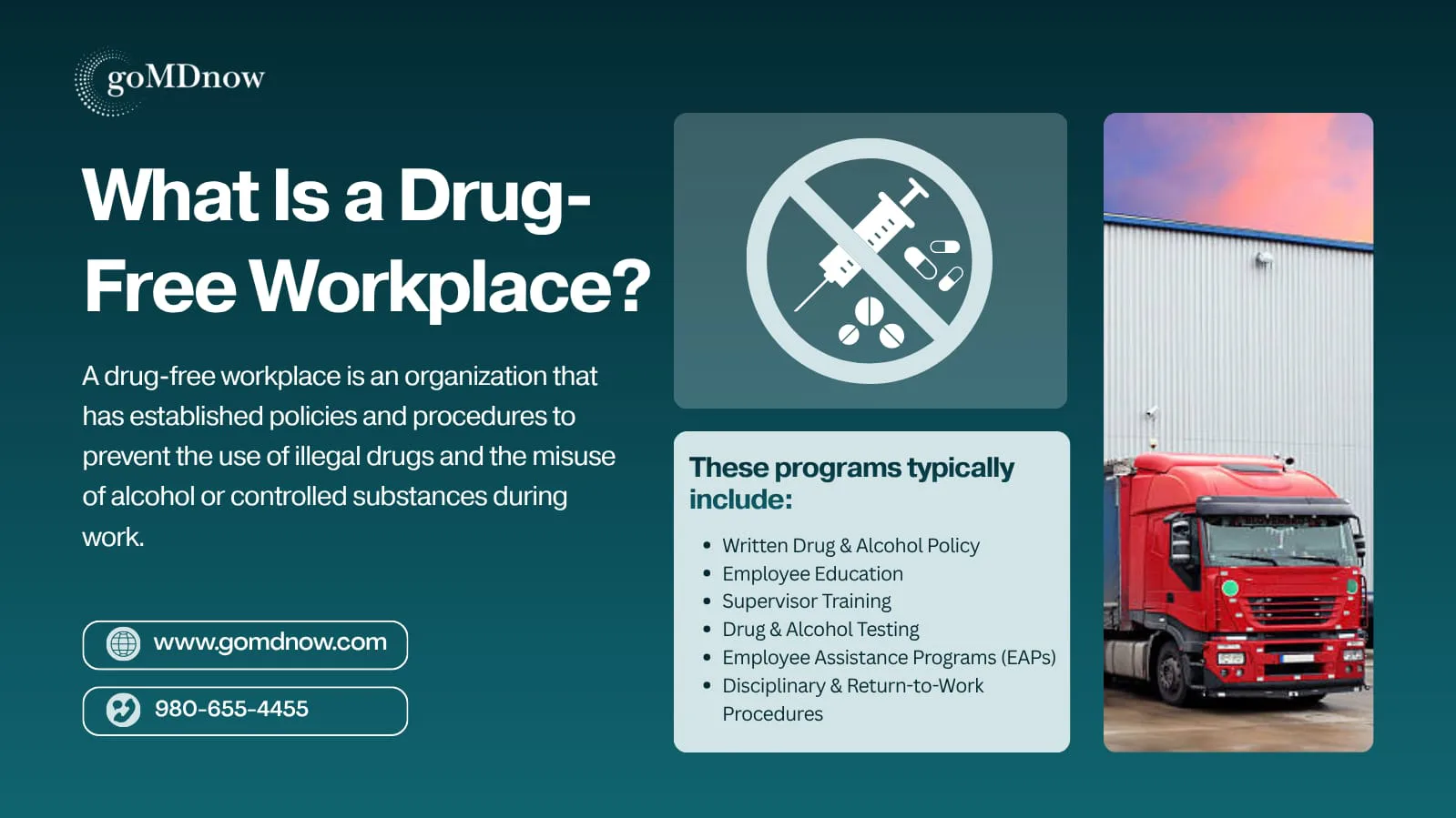 Benefits of maintaining a drug-free workplace