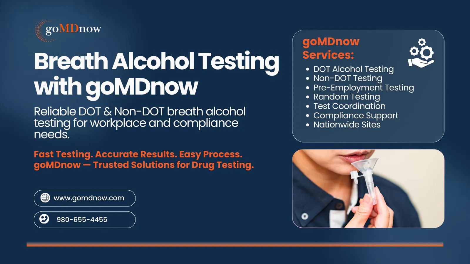 DOT and Non-DOT Breath Alcohol Testing Services – Certified BAT Screening for Workplace Compliance Nationwide