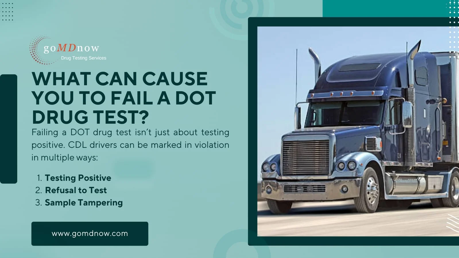 What Makes You Fail a DOT Drug Test?
